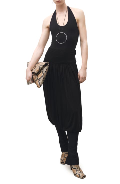 Open Back Halter Bodysuit