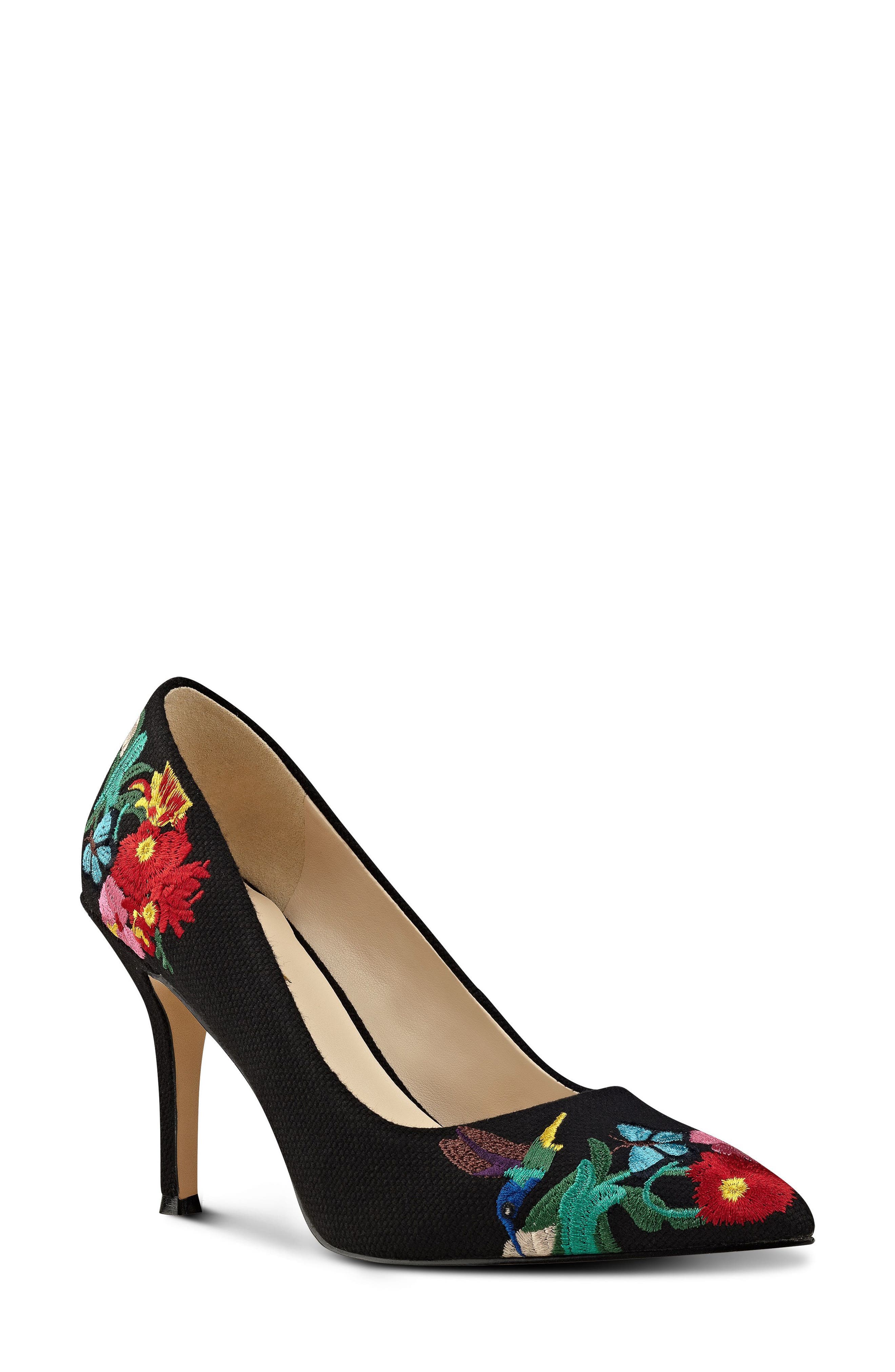 Nine West Flax Embroidered Pump, Main, color, 