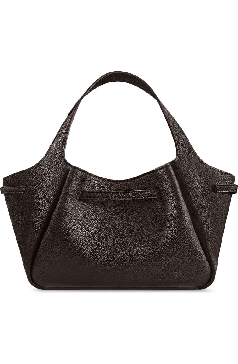 JW PEI Mabel Soft Bow Faux Leather Tote, Alternate, color, Dark Brown