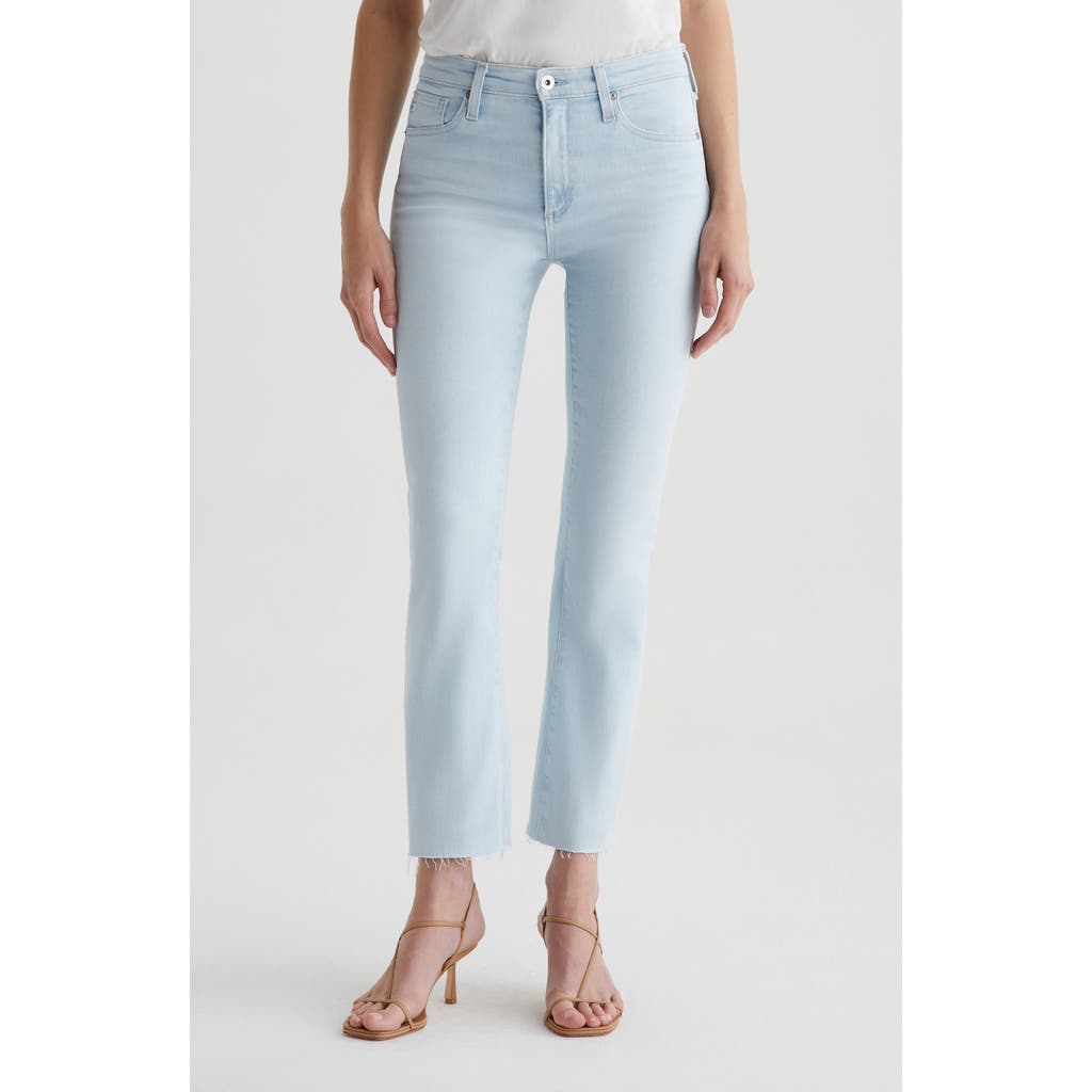 Ag Farrah Mid Rise Cropped Bootcut Jeans In Heat Wave In Heat Wave