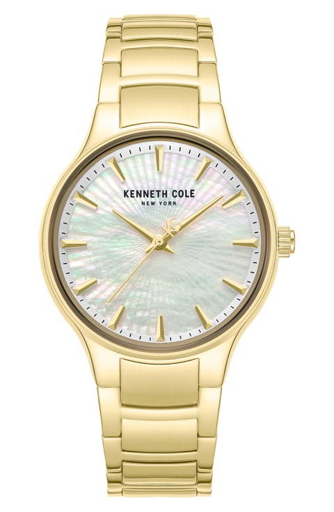 Mother-of-Pearl Dial Bracelet Watch, 34mm