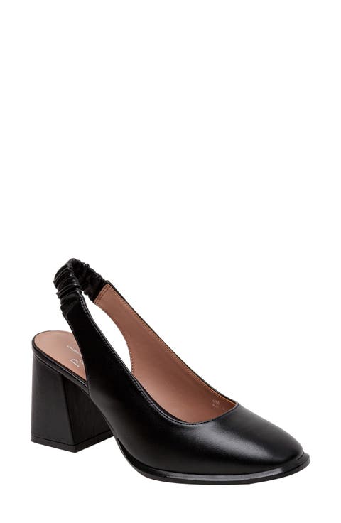 Giana Block Heel Slingback Pump (Women)