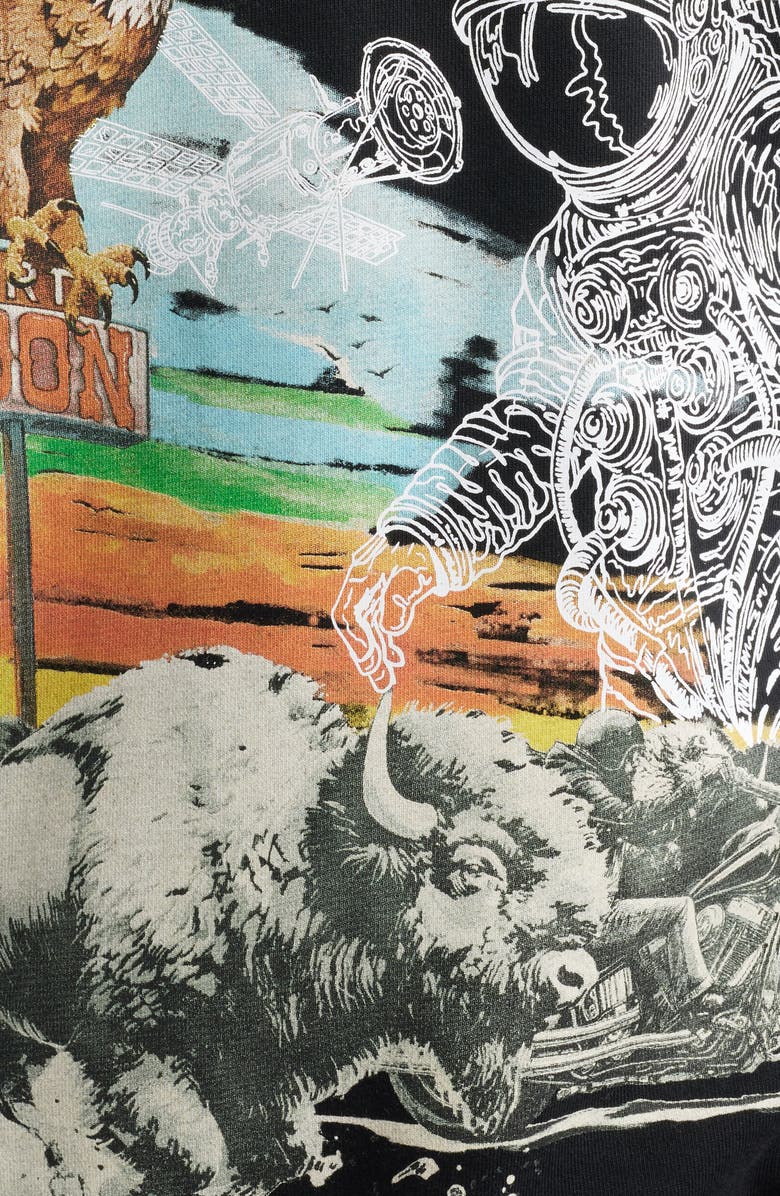 Billionaire Boys Club BB Desert Eagle Crewneck Sweatshirt, Alternate, color, 