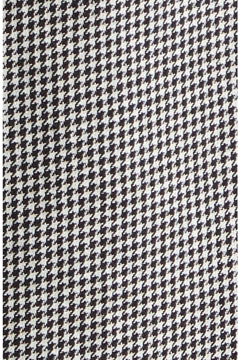 Jumbo Tailored Shorts, Alternate, color, BLACK AND WHITE HOUNDSTOOTH