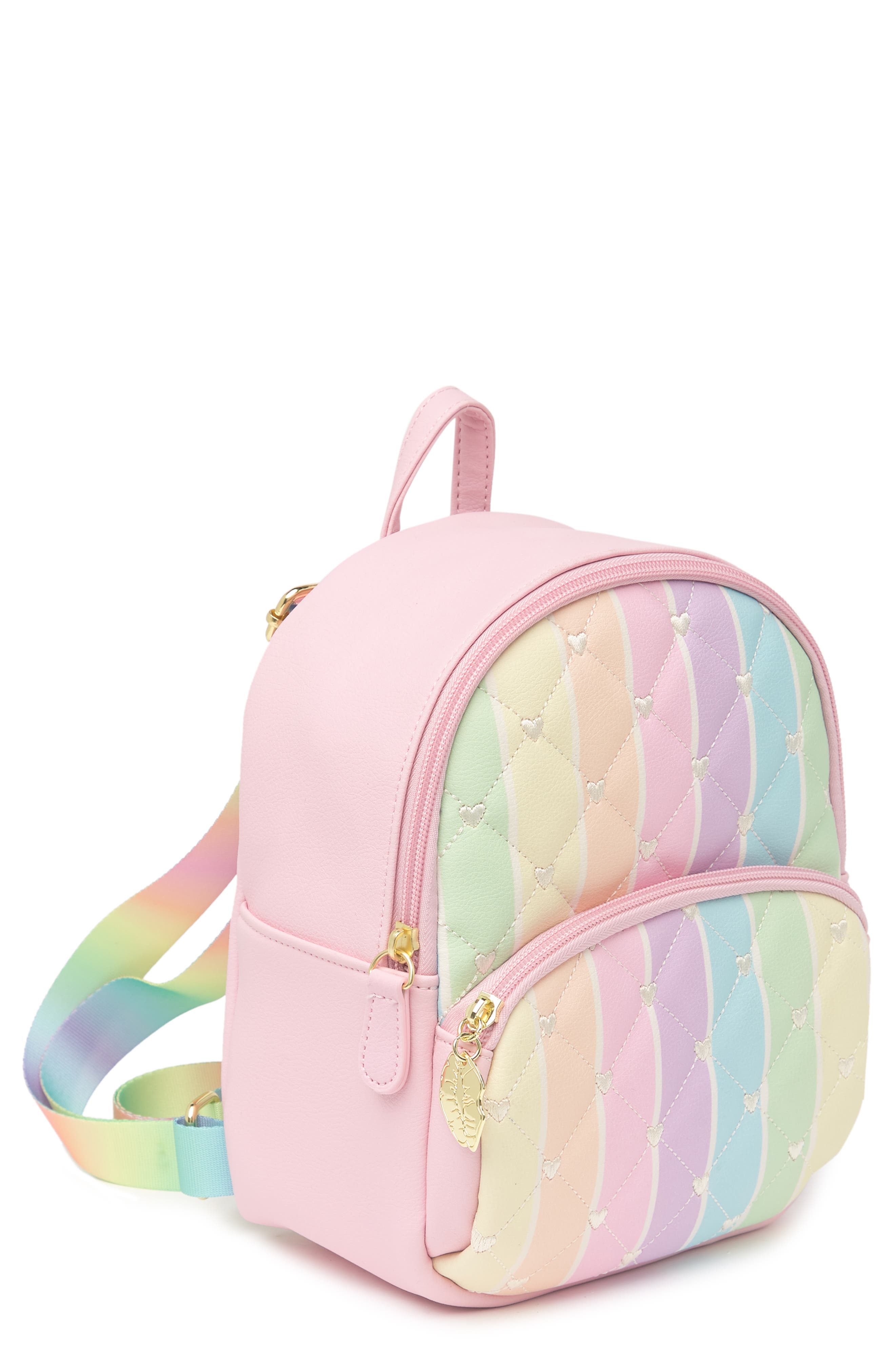 Luv Betsey by Betsey Johnson Patent Small Backpack, Alternate, color, 