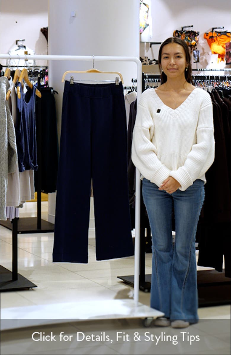 Dreamweave Relaxed Straight Leg Pants, sales video thumbnail