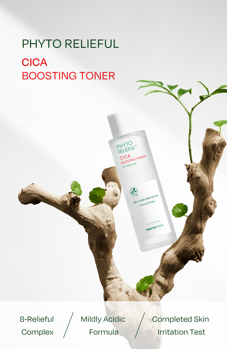 THANK YOU FARMER Phyto Relieful Cica Boosting Toner, Alternate, color, White