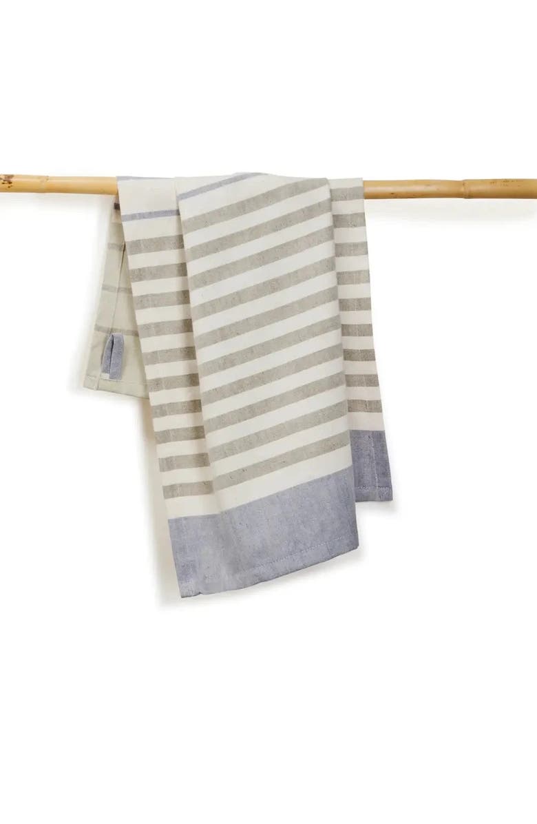 Sustainable Threads Verda Handwoven Kitchen Towels - Set of 2, Main, color, Avocado