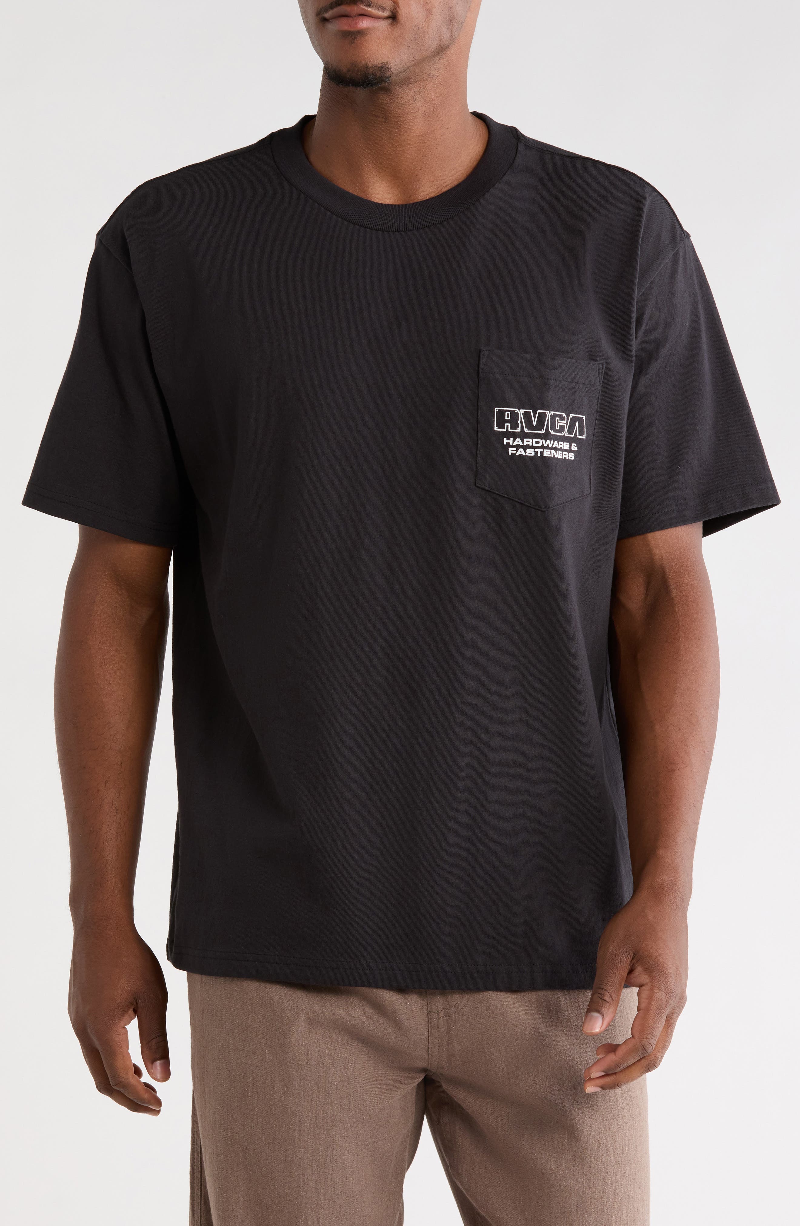 Fasteners Cotton Pocket Graphic T-Shirt