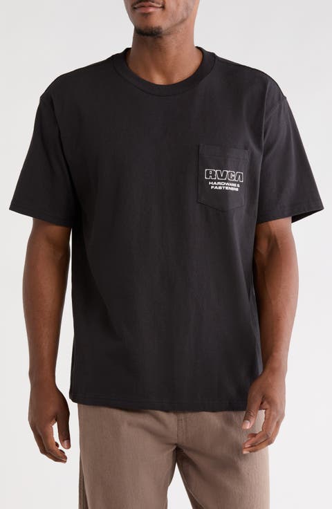 Fasteners Cotton Pocket Graphic T-Shirt
