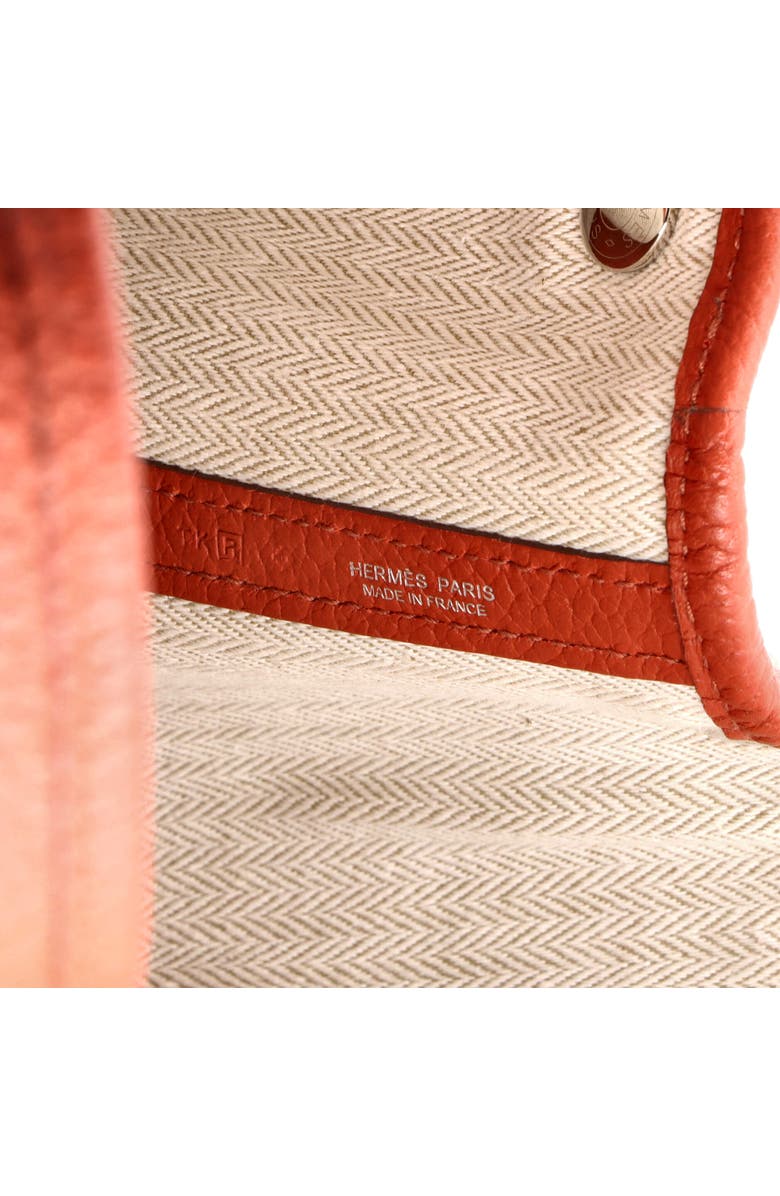 Pre-Owned Hermes Garden Party Tote Leather 36, Alternate, color, Rouge Duchesse