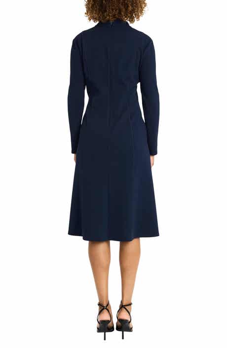 V-Neck Midi Dress