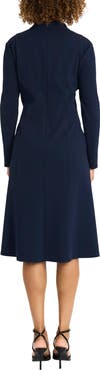 Maggy London V-Neck Midi Dress
