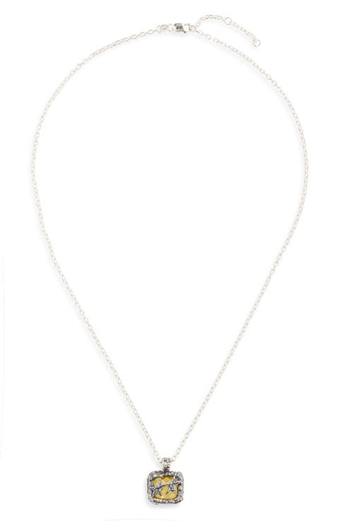 Due Stelle Icon Pendant Necklace