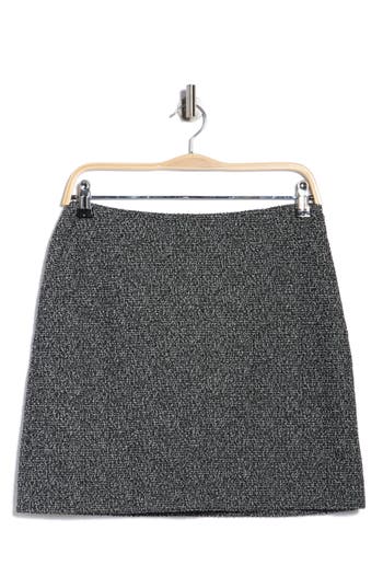 Nordstrom Rack Bouclé Knit Miniskirt In Gray