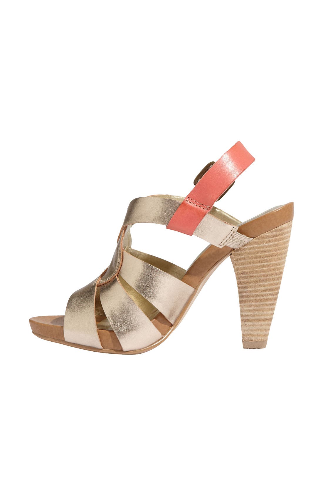 'Squeak' Sandal, Alternate, color, ROSE GOLD