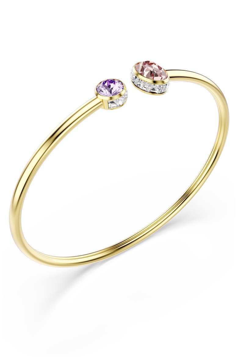 Chroma Open Bangle Bracelet, Alternate, color, GOLD/ MULTI