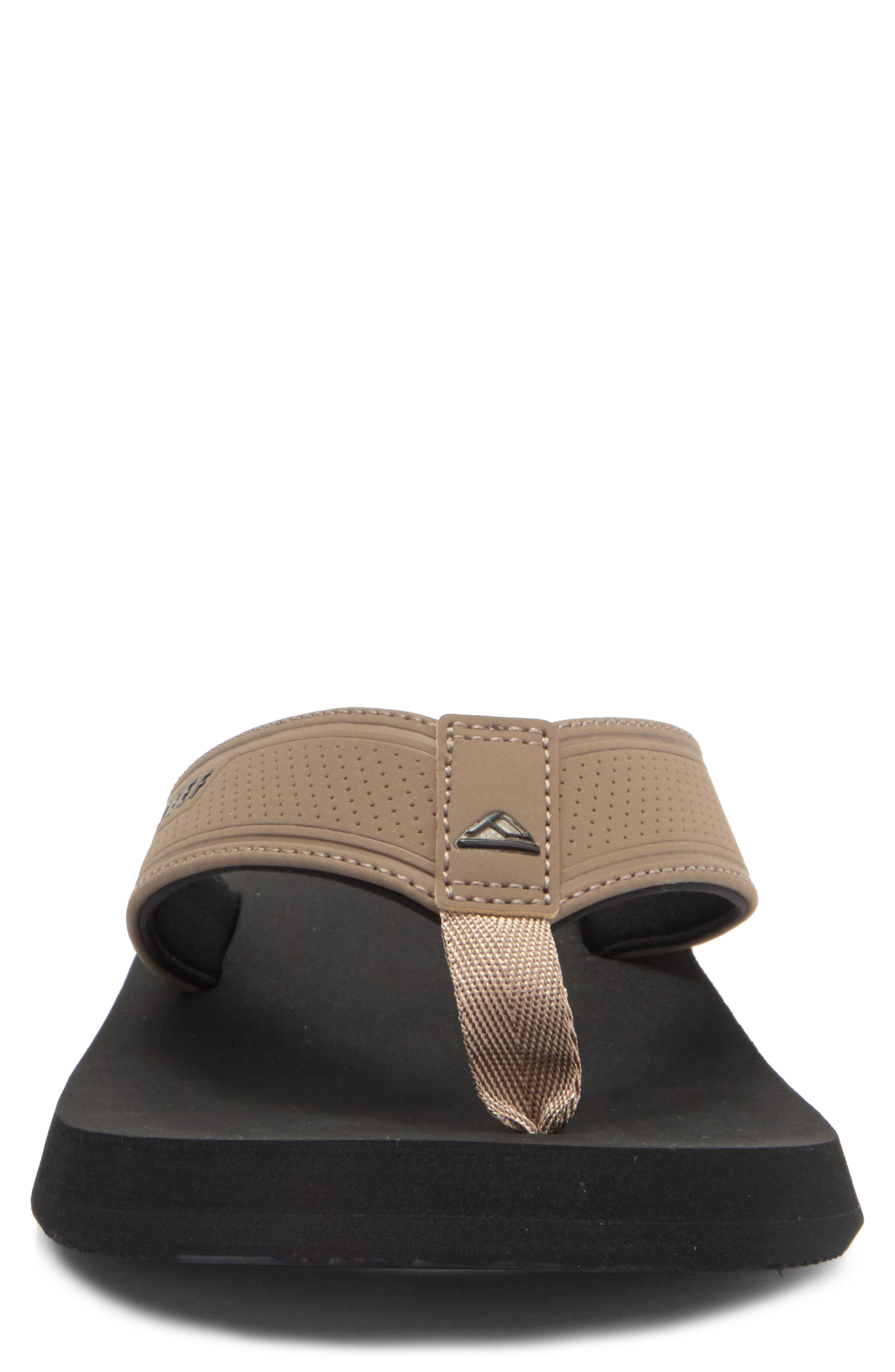 Reef The Layback Flip Flop, Alternate, color, Black/ Tan