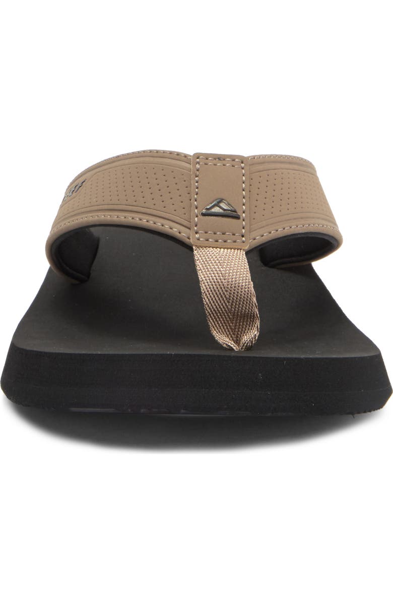 Reef The Layback Flip Flop, Alternate, color, Black/ Tan