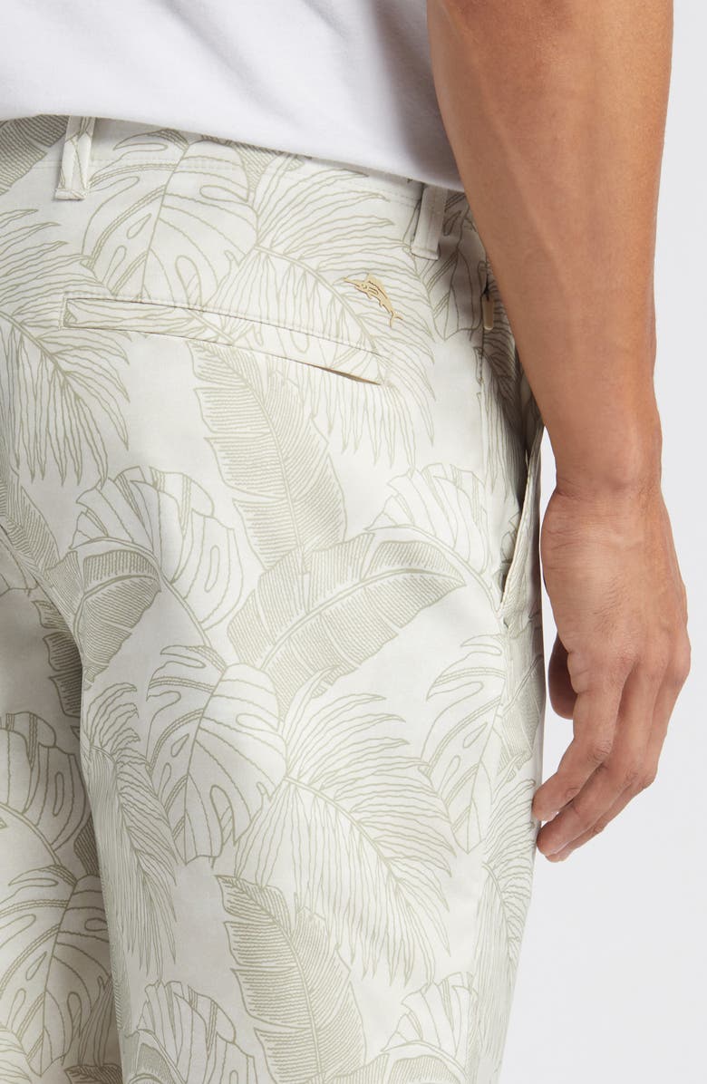 Tommy Bahama On Par Frond Print Performance Shorts, Alternate, color, Bleached Sand