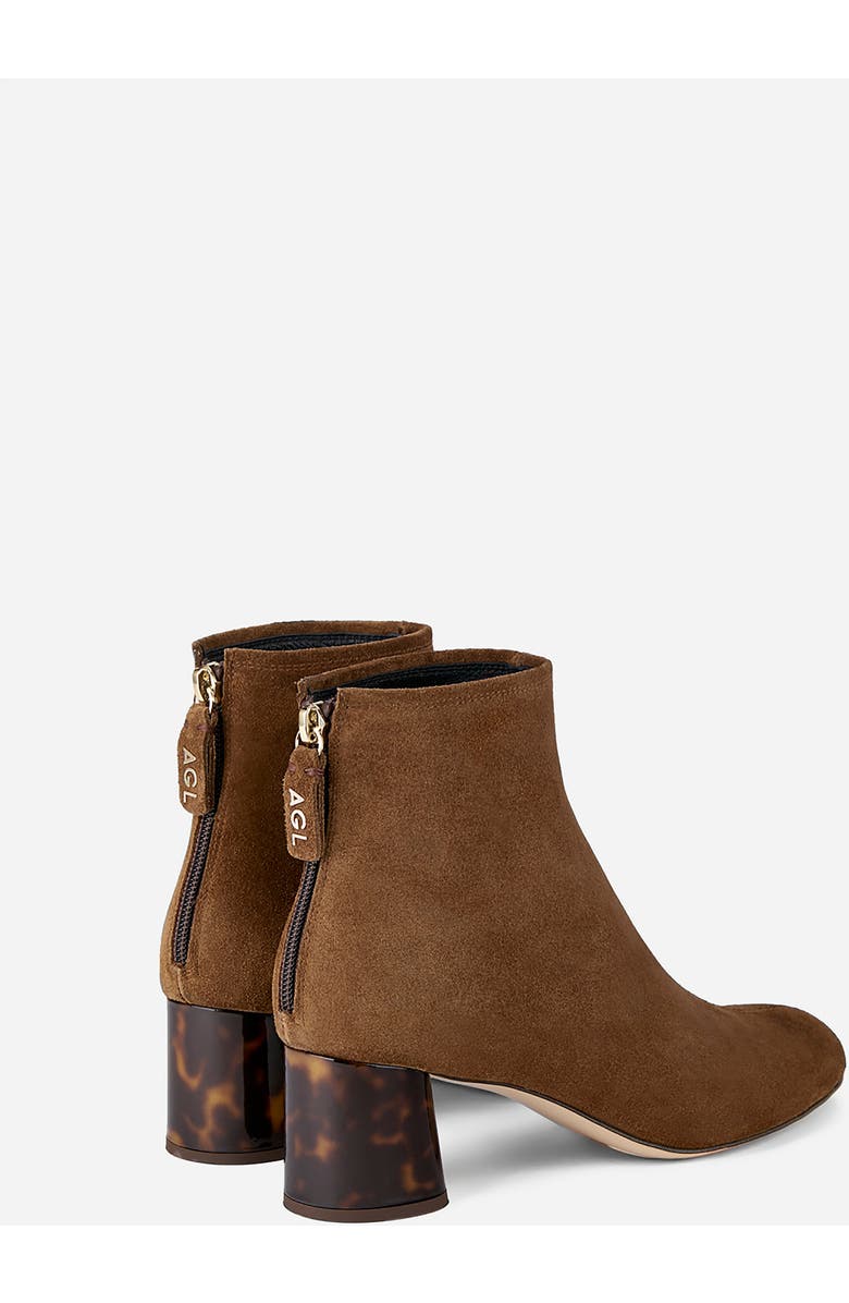 AGL Veta Precious Ankle Boot with Heel, Alternate, color, Cognac