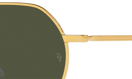 Ray Ban Ray-ban Jack 55mm Irregular Sunglasses In Green