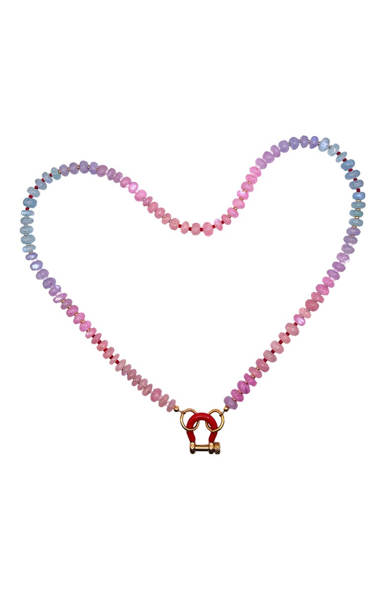 SHOP SPICY DAN Olive Gender Inclusive Moonstone Necklace, Alternate, color,