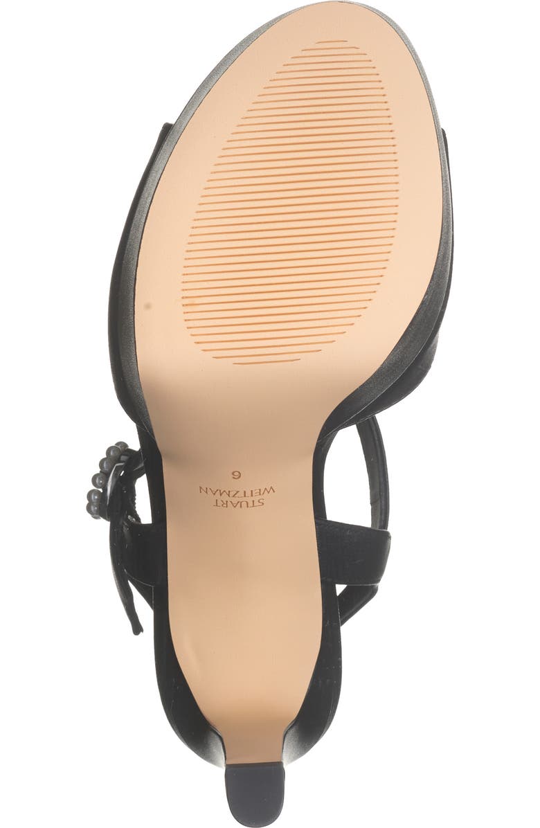 Stuart Weitzman Piper 110 Platform Sandal, Alternate, color, Black