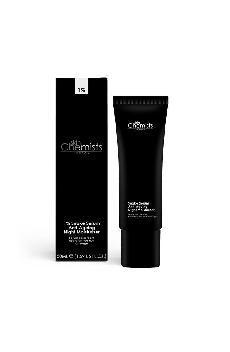 SKINCHEMISTS Snake Serum Anti-Ageing Night Moisturiser 50ml x 3 Trio Set, Main, color, White