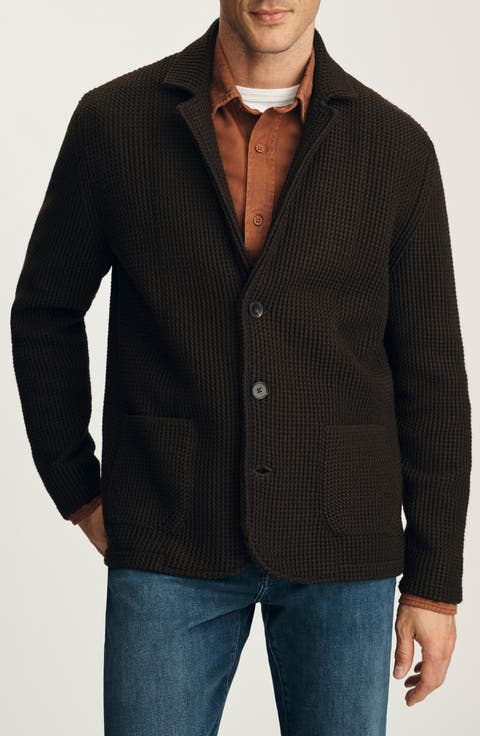 Birch Waffle Knit Sweater Blazer