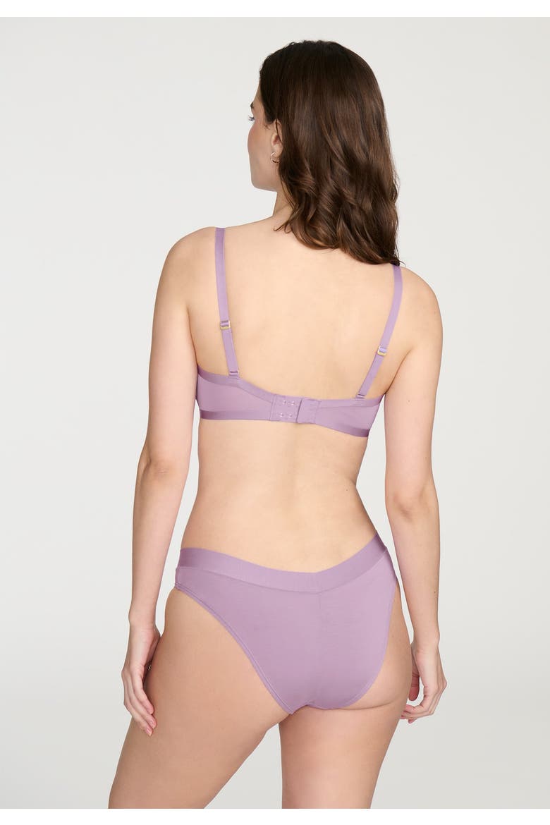 The Demi Underwire Spacer Bra, Alternate, color, AMETHYST