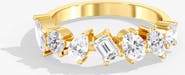Everlee Seven Stone Multi-Shape Lab Diamond Band in 14K Gold