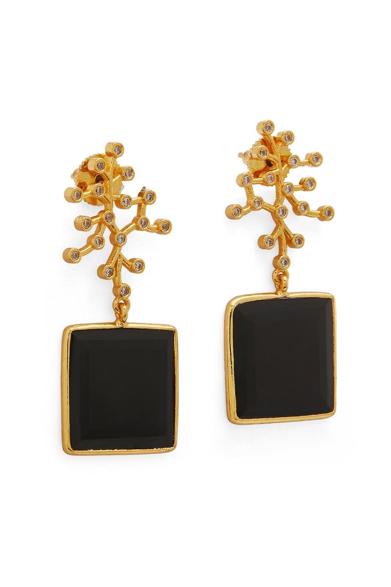 BLANCO EARRINGS, Alternate, color, Gold Plated