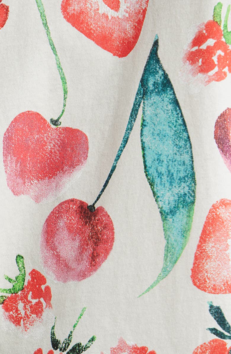 GOLDEN HOUR Cherries & Berries Graphic Cotton T-Shirt, Alternate, color, Marshmallow