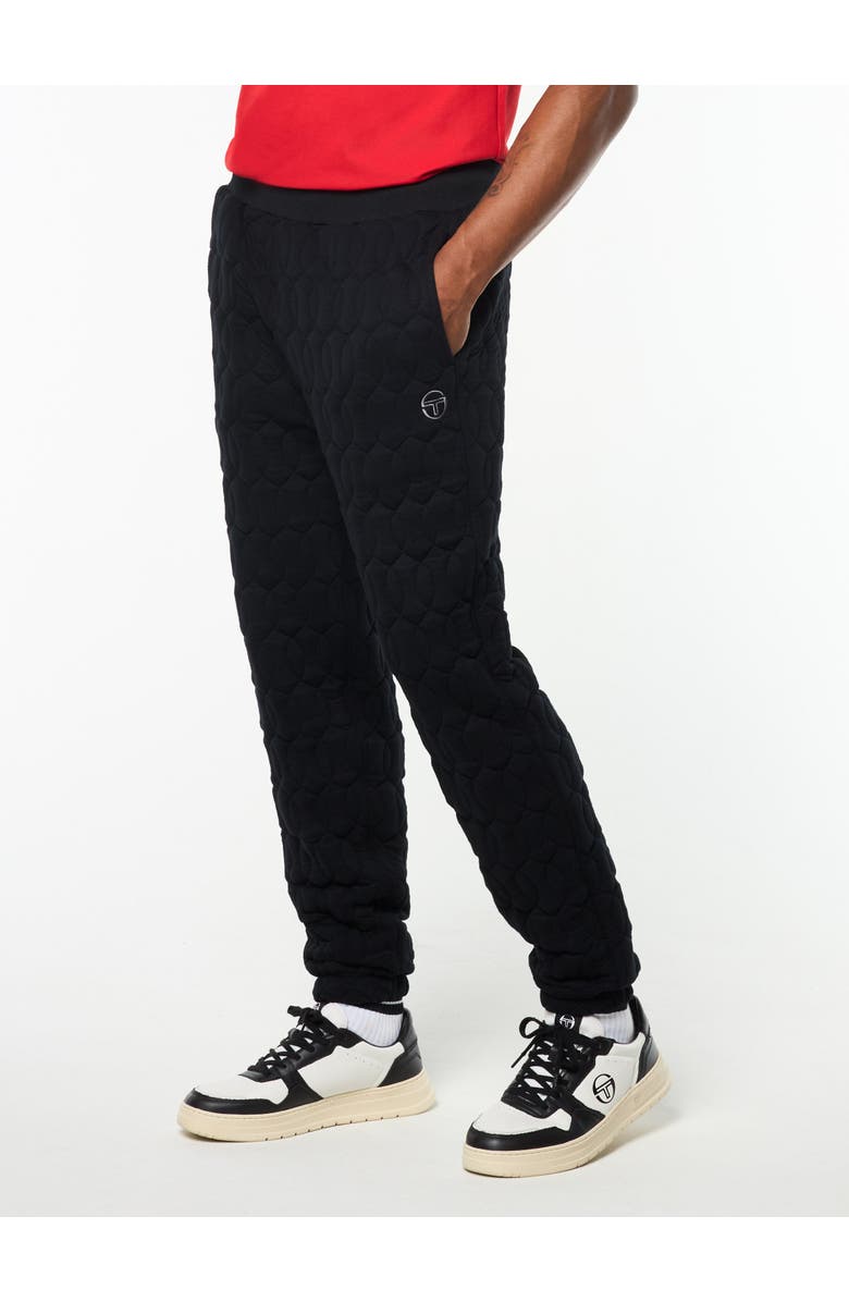 Sergio Tacchini Aversa Quilted Sweatpant, Main, color, Black Beauty
