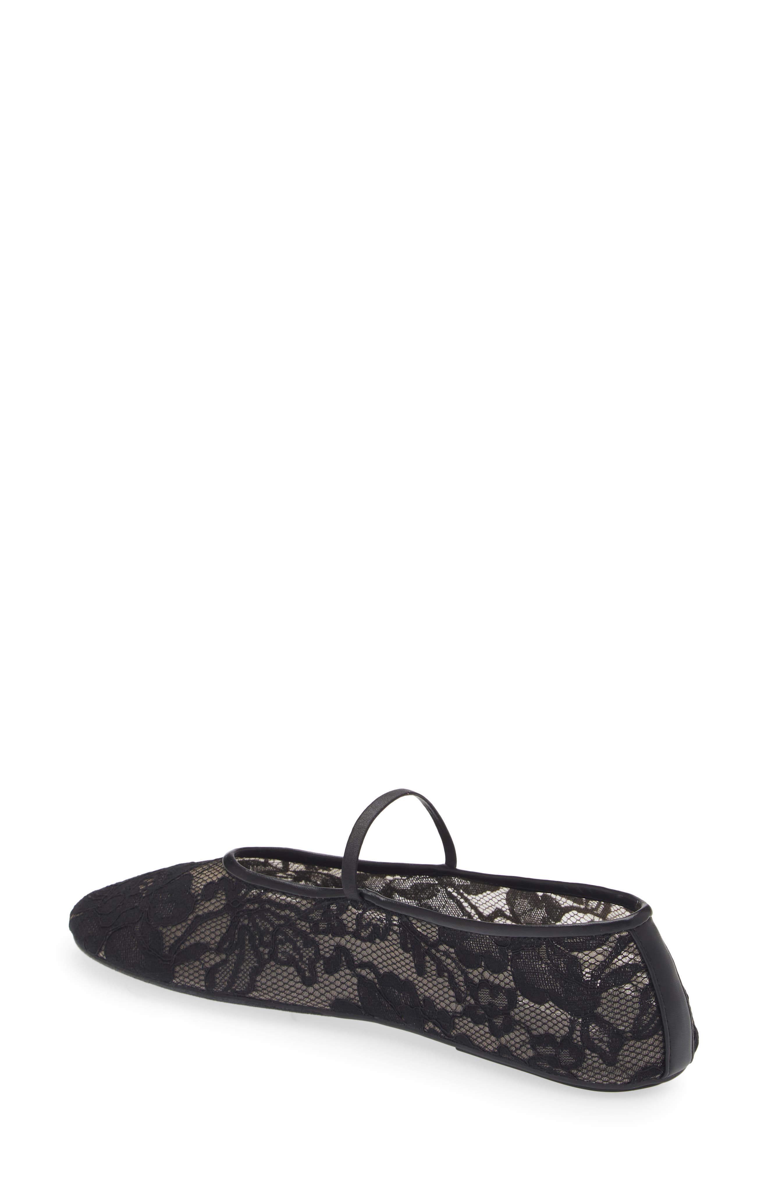 Jeffrey Campbell Mesh Mary Jane Flat, Alternate, color, 