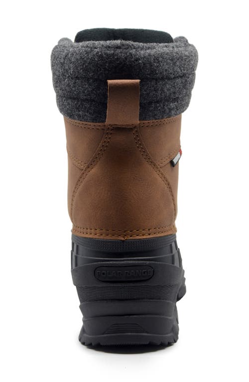 Polar Range Fowler Waterproof Snow Boot In Brown