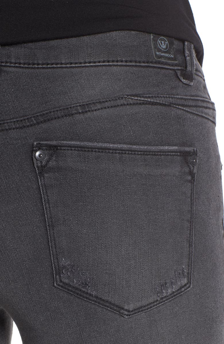 Wit & Wisdom Skinny Ankle Jeans, Alternate, color, 