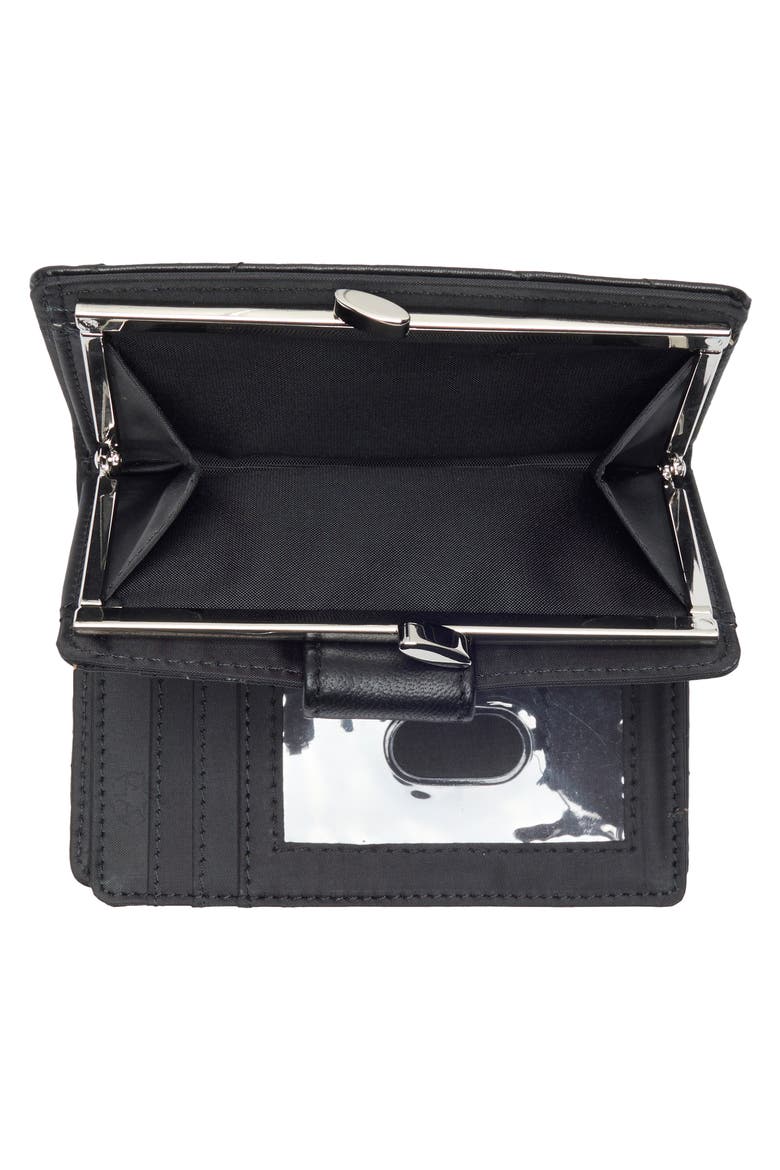 Quilted Card Holder, Alternate, color, BLACK