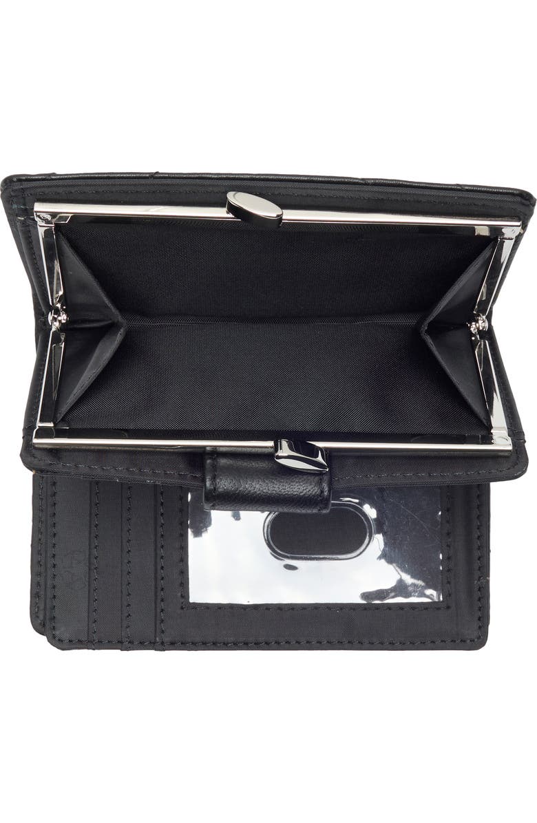 MUNDI SMALL LEATHER GOODS Quilted Card Holder, Alternate, color, Black