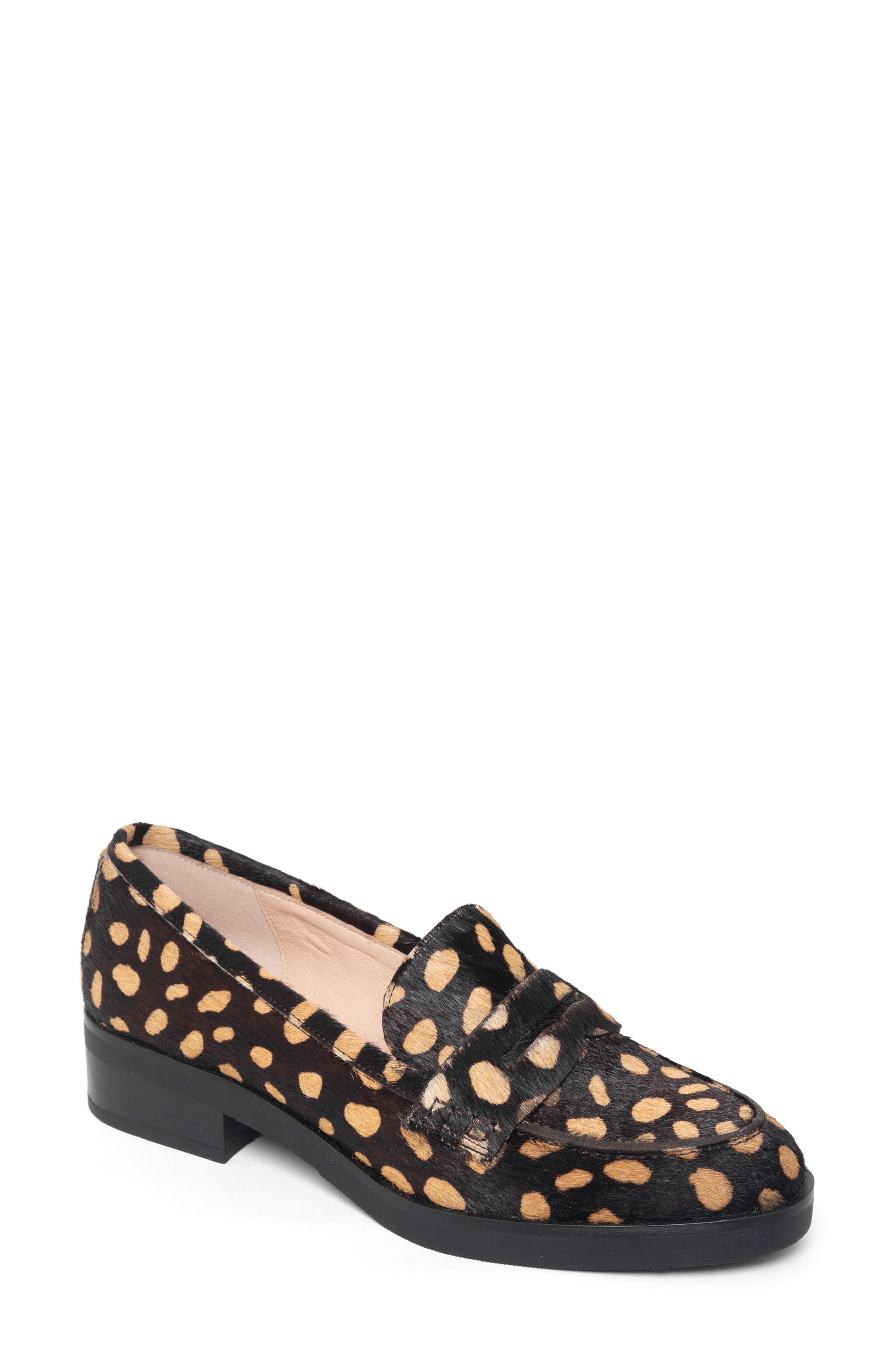 BLACK/TAN SPOTTED CALF HAIR