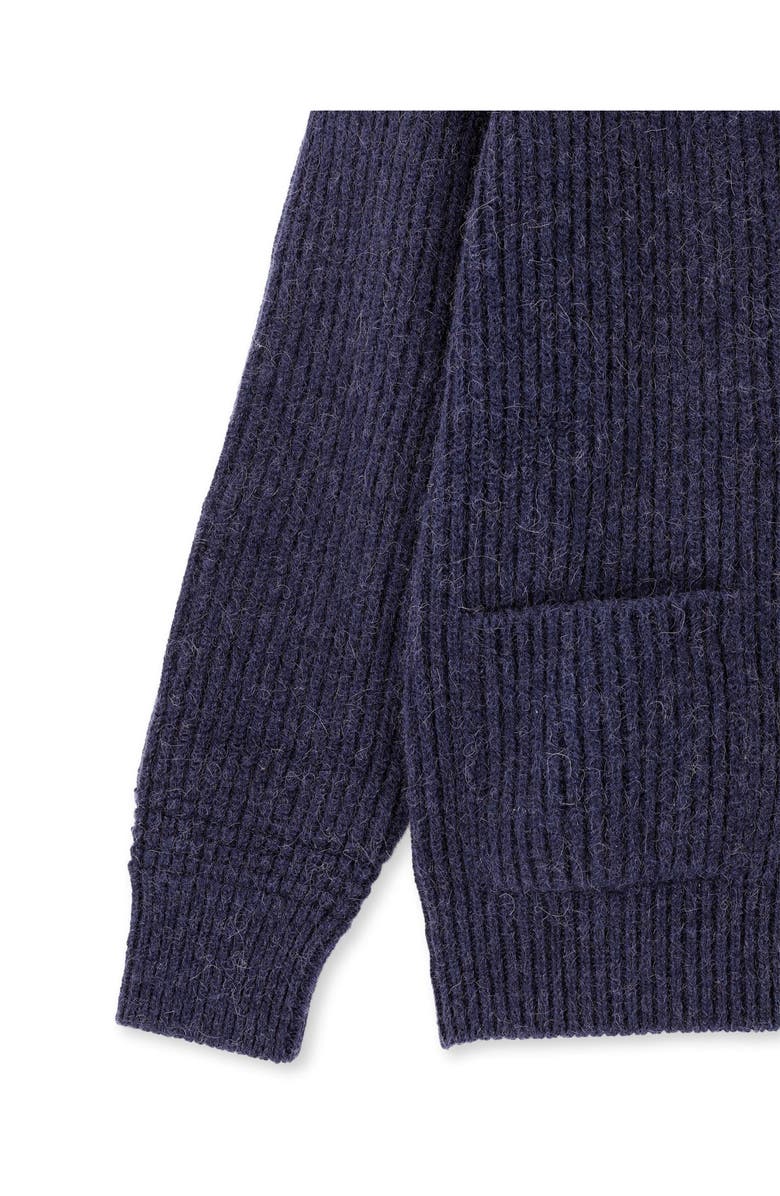 Fortela Chad Alpaca Classic Cardigan, Alternate, color, Blue