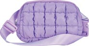 Iscream Kids' Vivid Violet Quilted Nylon Belt Bag