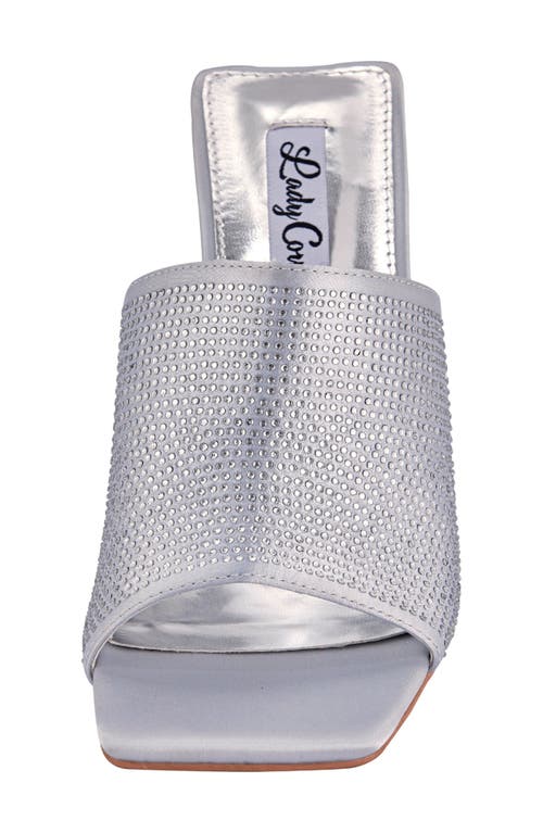 Lady Couture Women's Fuego Wedge Sandals In Silver