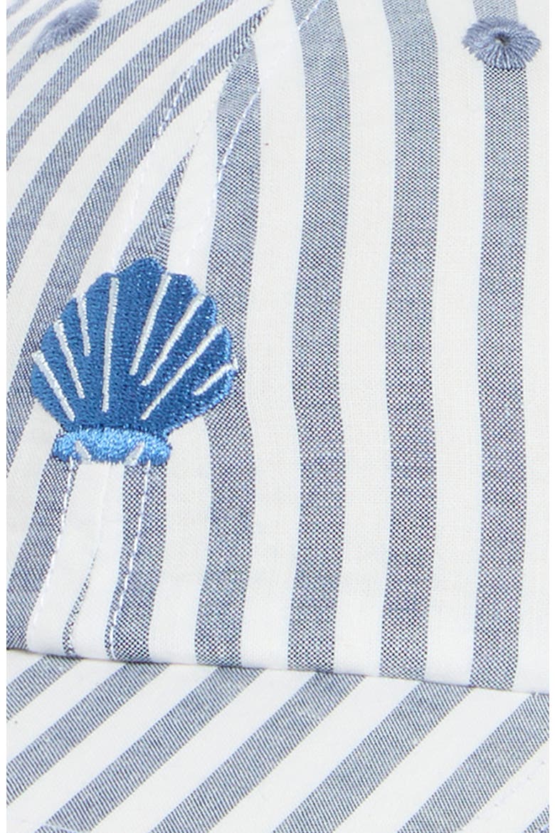 Low Tide Cotton Canvas Baseball Cap, Alternate, color, CLOUD SEERSUCKER
