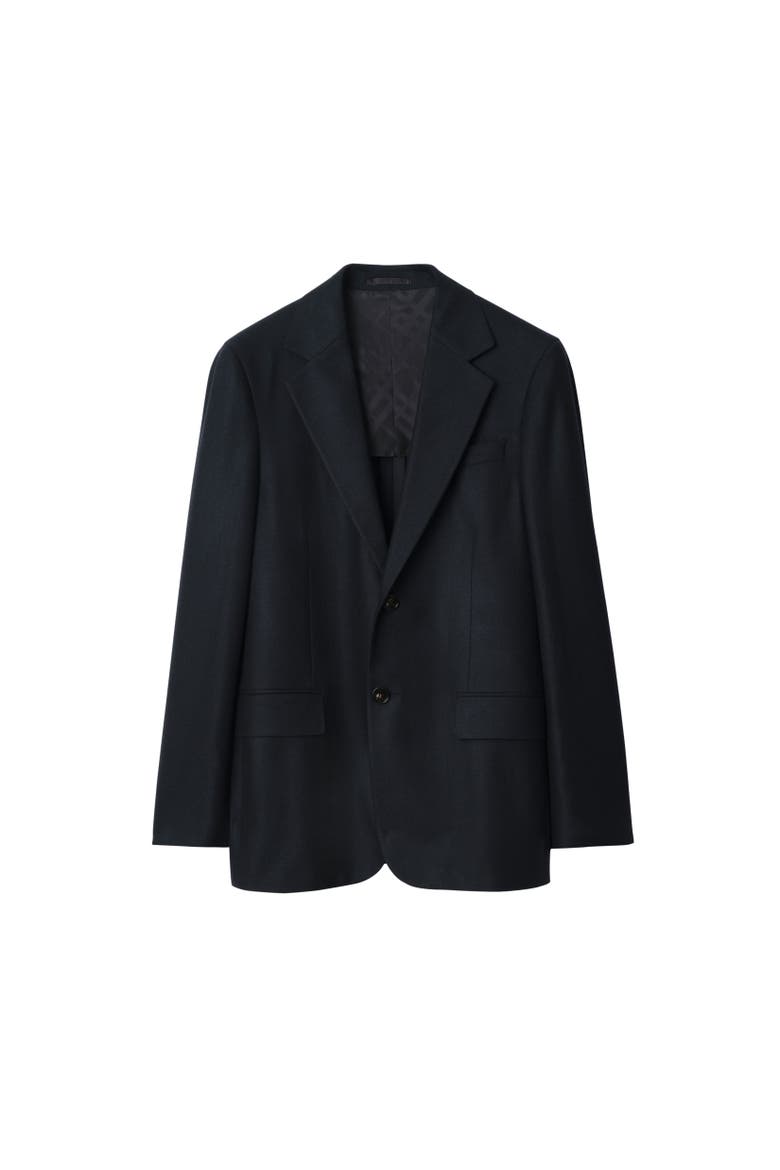Wool Cashmere Tailored Jacket, Alternate, color, Midnight blue