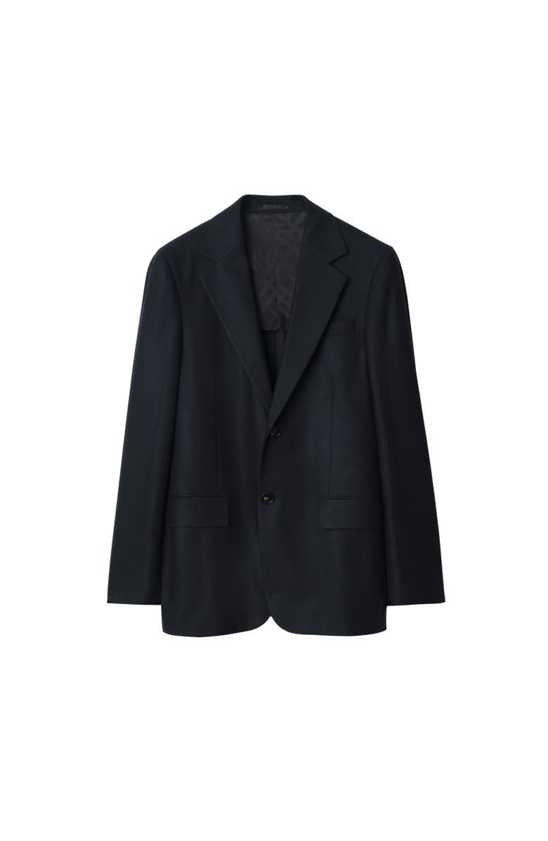 Burberry Wool Cashmere Tailored Jacket, Alternate, color, Midnight Blue
