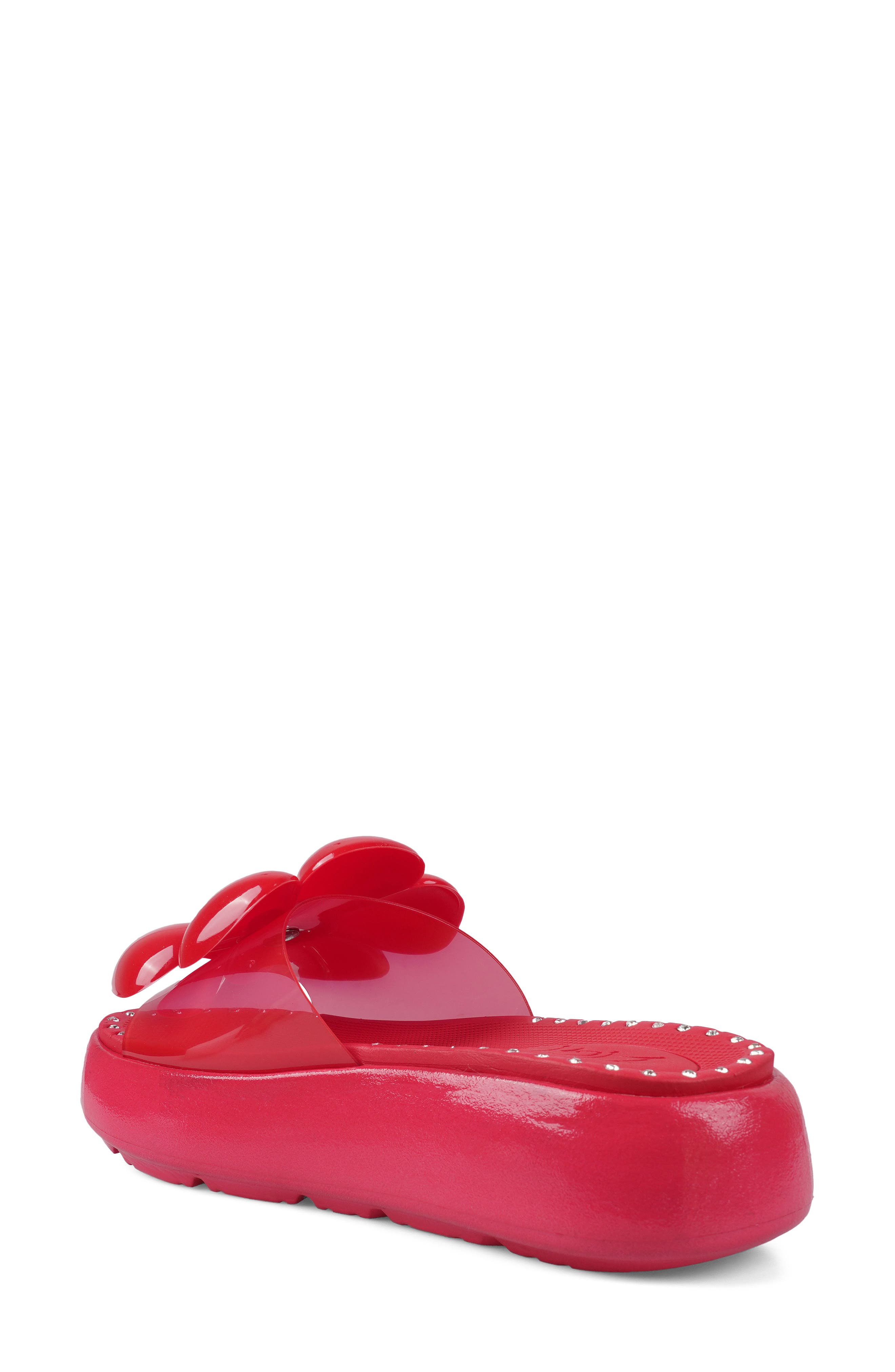 Arria Platform Sandal, Alternate, color, RED