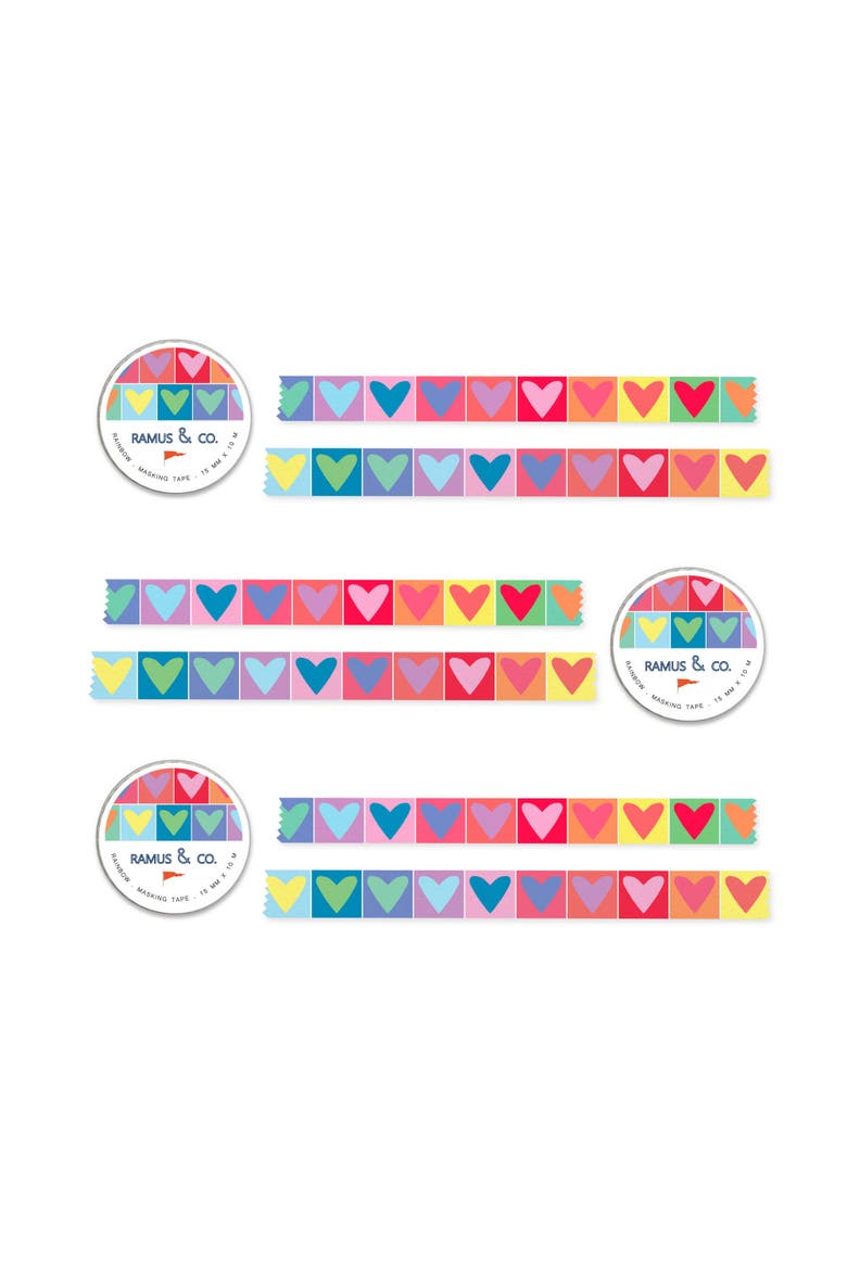 Illustrated Masking Tape - 3ct Rolls, Assorted Rolls, Main, color, Multi-Pack