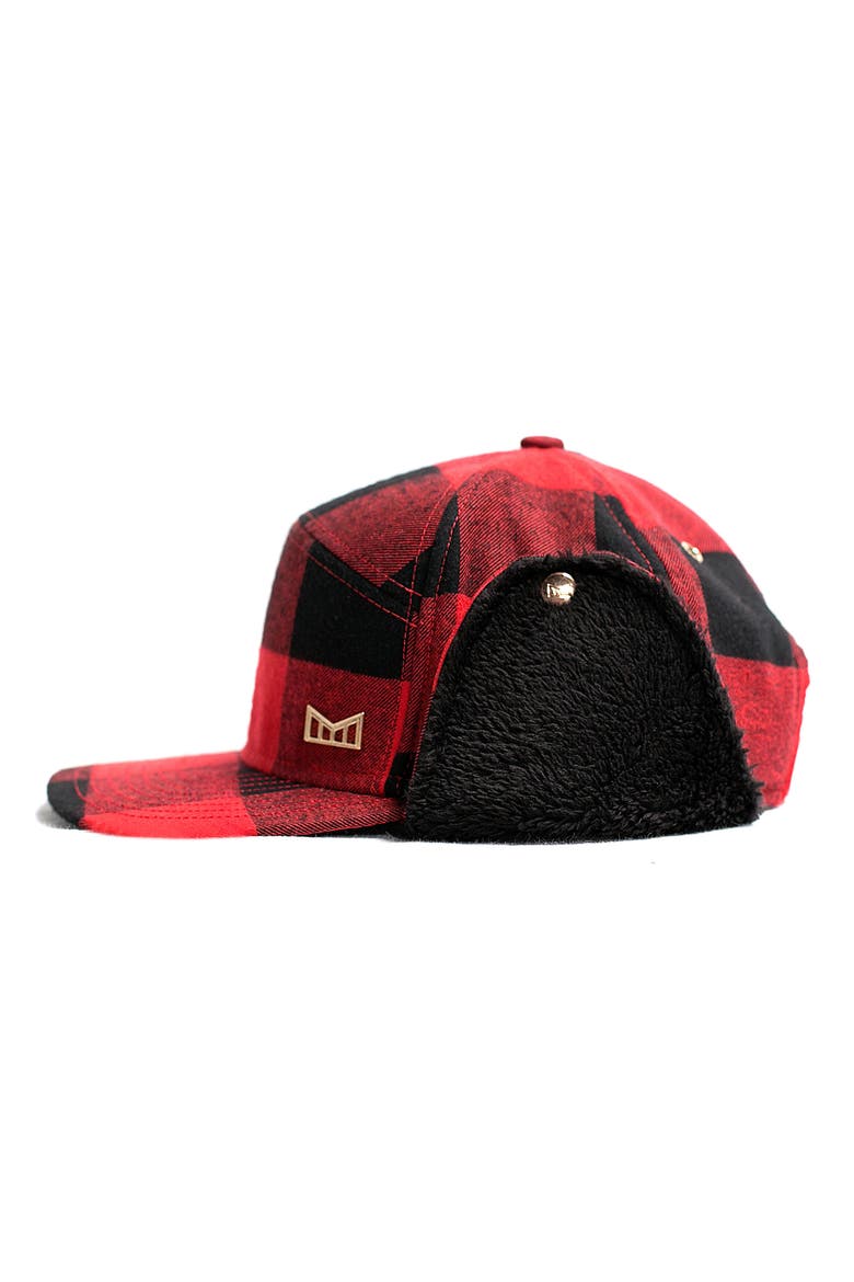 Lumberjack Snapback Cap, Alternate, color, RED/ BLACK
